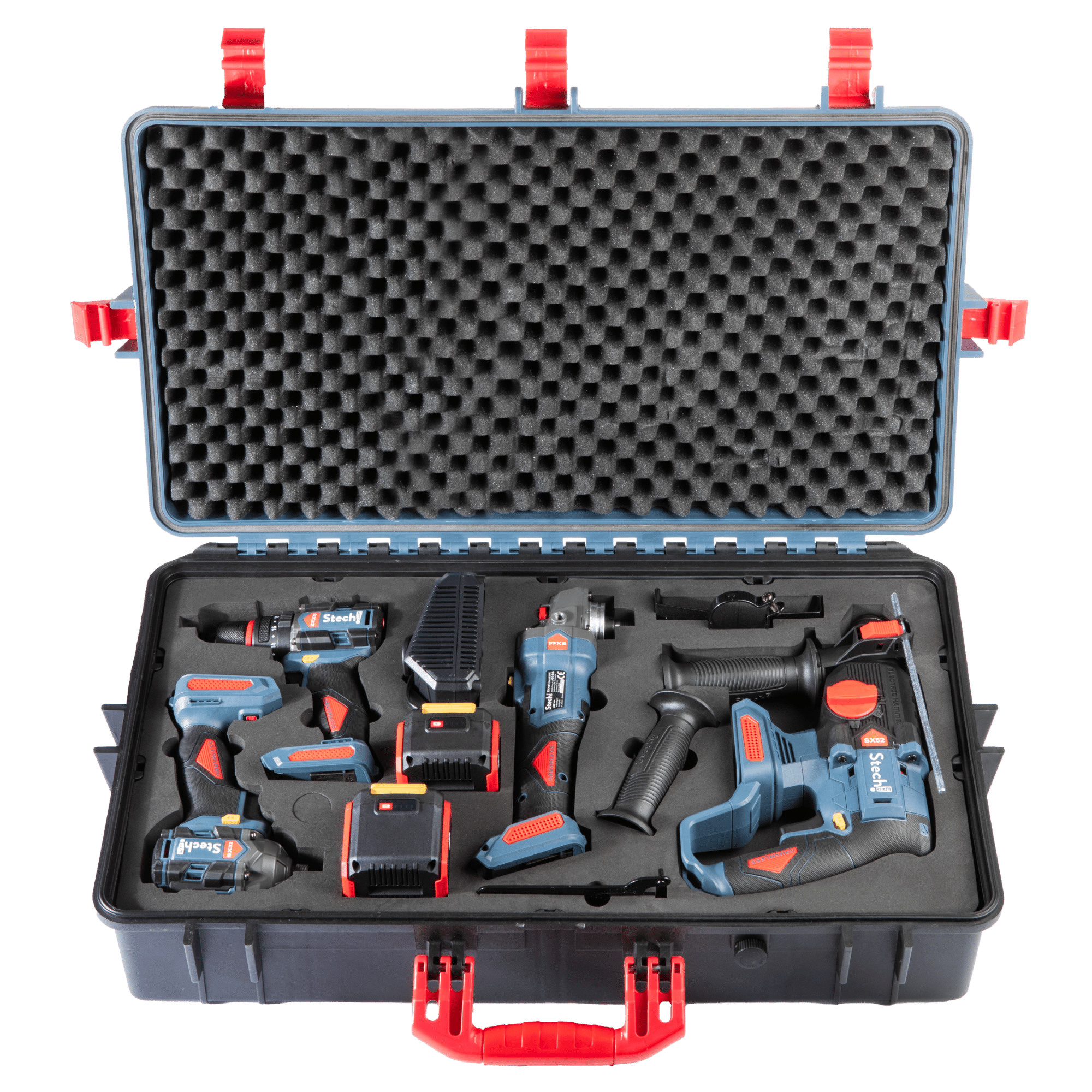 Stech-End Sxs402 20V Kömürsüz Akülü 4'lü Set