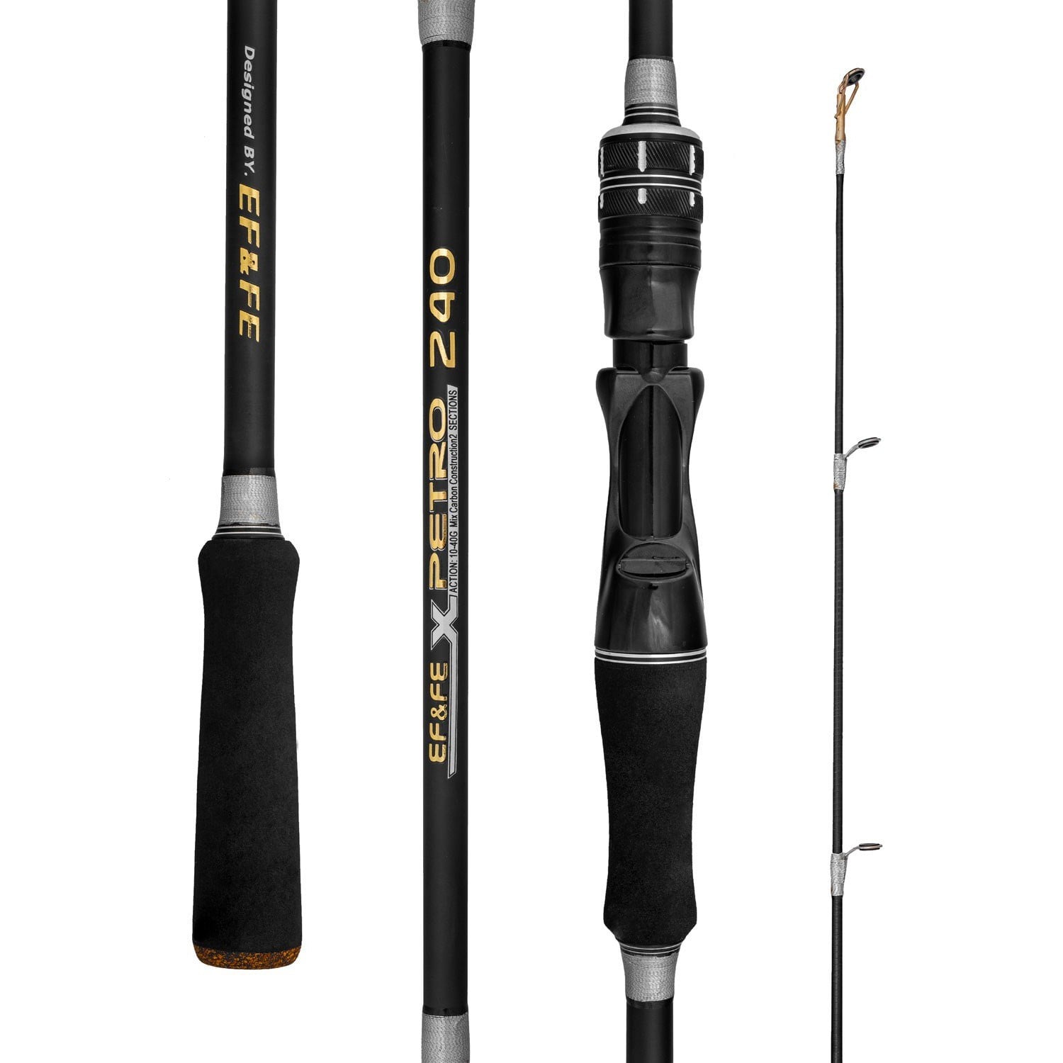 【Kazu】RAPTOR ラプター BLACK 711ml 2本セット Effe Petro & Ryuji Raptor Giriş Seviyesi Spin Olta Seti | Gazi Fishing