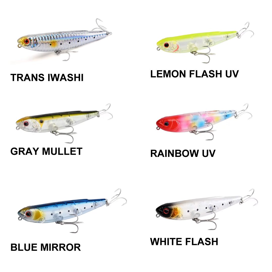 Ryuji Crazy Dog 8cm 8gr Su üstü maket balık