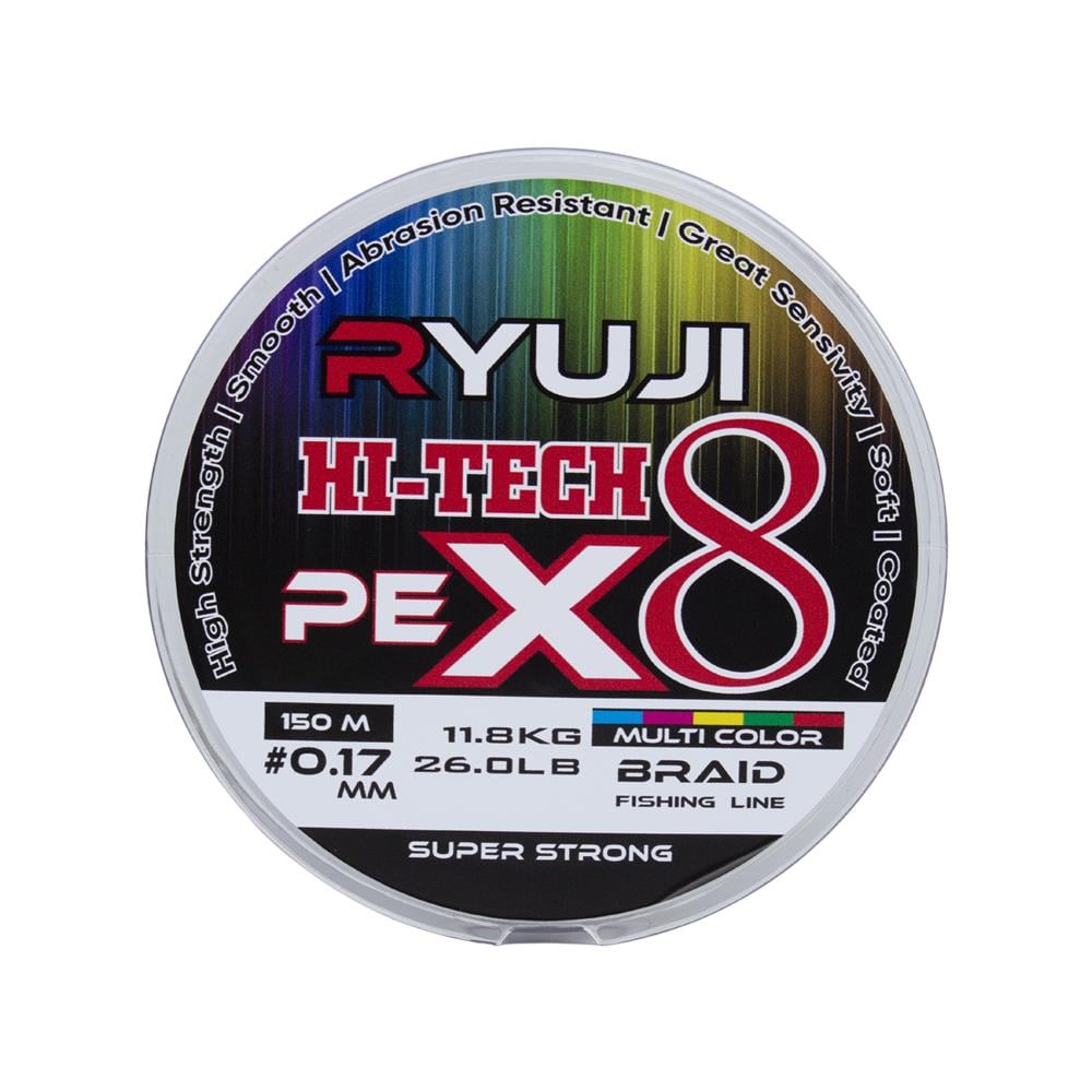 En Ucuz Ryuji Hi-Tech X8 150m 0.13mm Multi Color İp Misina