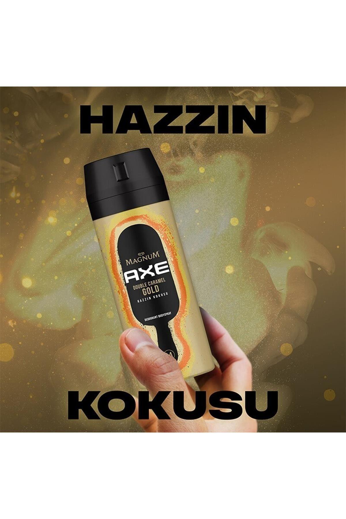 Axe Magnum Erkek Deodorant Sprey Double Caramel Gold Hazzın Kokusu 150 Ml Toptan Fiyatına Perakende Satış Toptan Çözüm'de