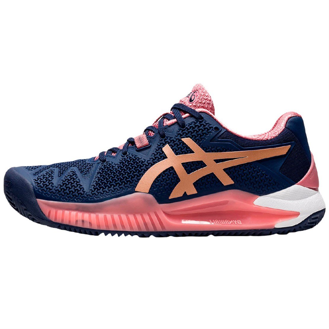 Asics Gel Resolution 8 Clay (Toprak Kort) Kadın Tenis Ayakkabısı