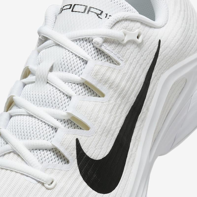 Nike Vapor 12 Erkek Sert Kort Tenis Ayakkabısı | Beyaz/Siyah