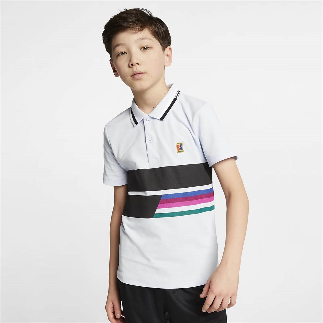 Nike Advantage Erkek Cocuk Polo Ust Beyaz Merit Spor