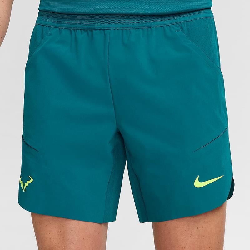 Nike Dri-FIT Adv RAFA Erkek Tenis Şortu | Geode Teal/Volt | Merit Spor