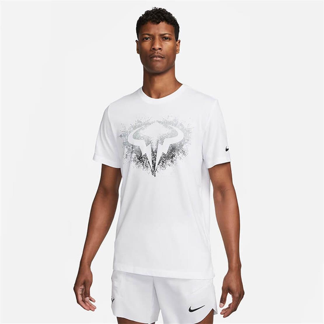 NIKE Rafa Nadal Dri-FIT Tシャツ ホワイト NikeCourt Dri-FIT Rafa Erkek Tenis Tişörtü | Merit Spor