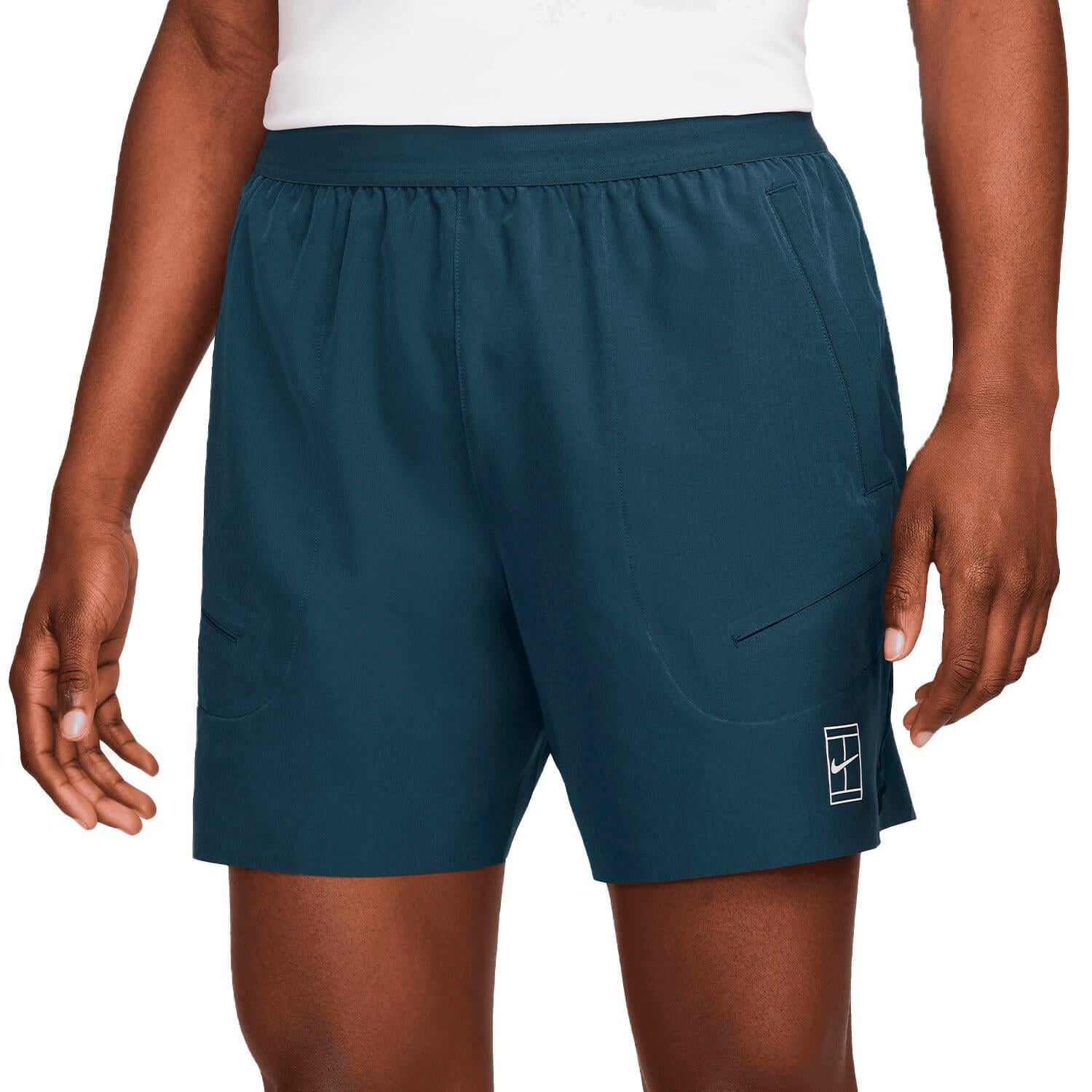 Nike Advantage 15cm Erkek Tenis Şortu – Navy | Hafif ve Nefes