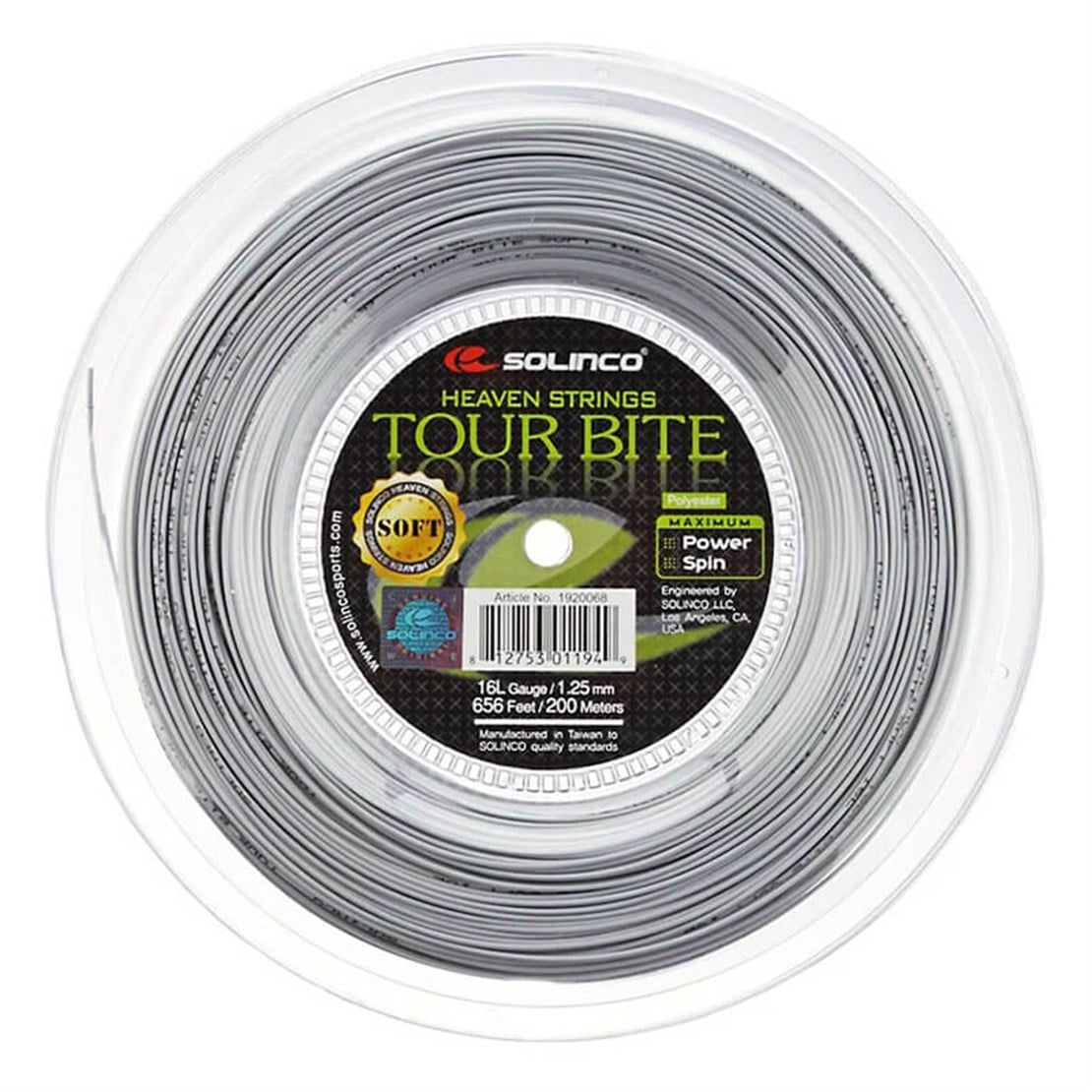 Solinco Tour Bite 16L Soft 1.25mm / 200 m Rulo Kordaj | Solinco