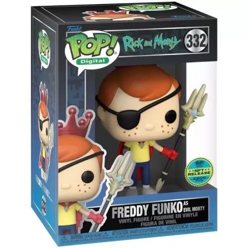 Funko Pop! Digital - Rick and Morty - Freddy Funko as Evil Morty