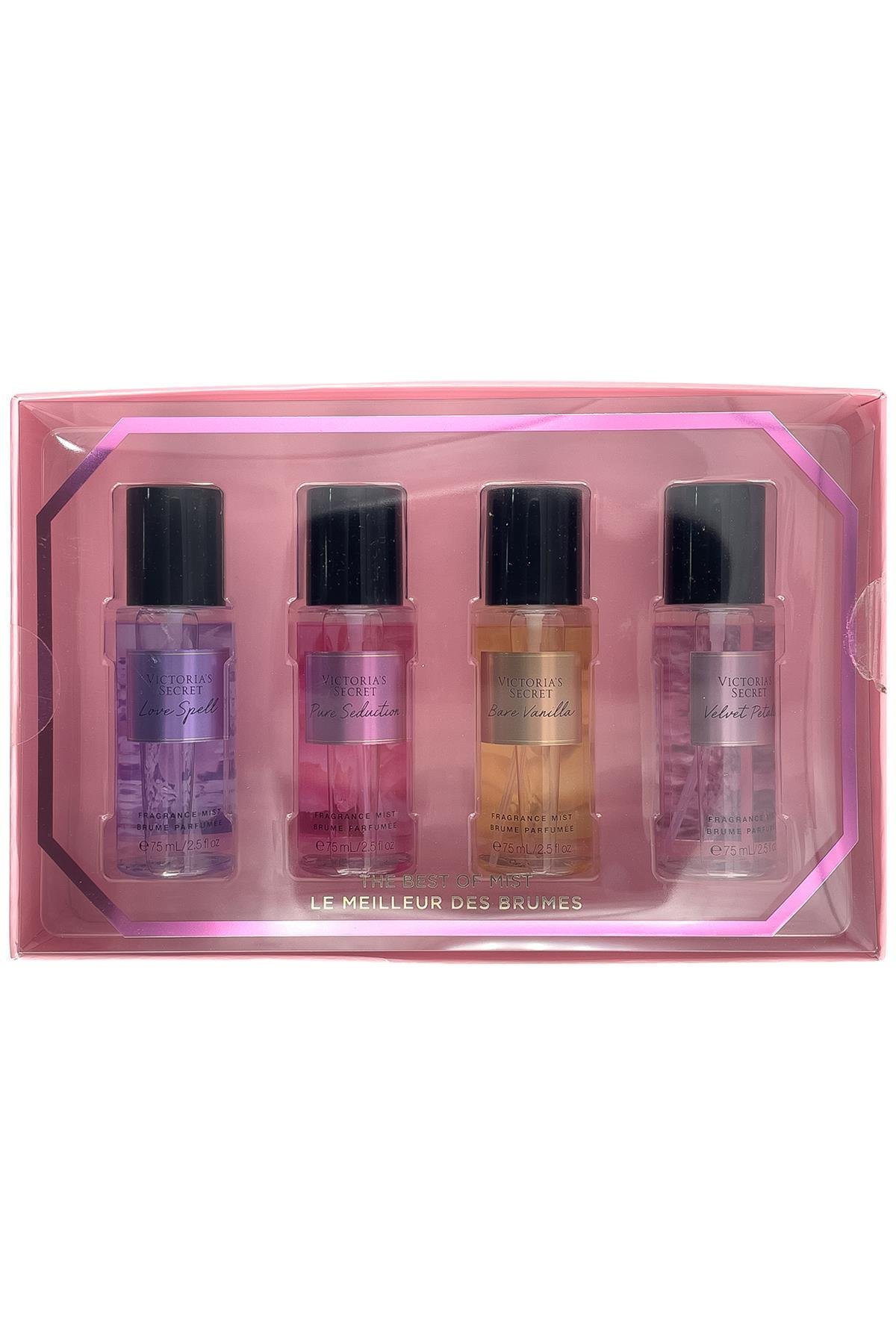 Victoria's Secret Fragrance Mist The Best Of Mist Set 4x75ML - 3ka