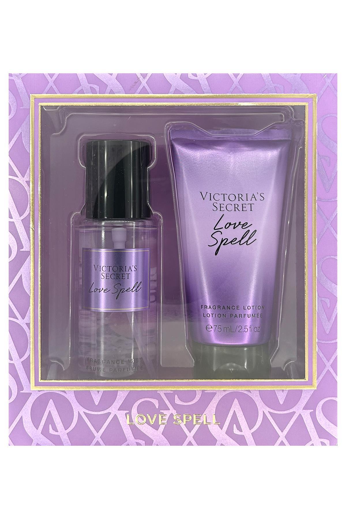 Victoria's Secret Love Spell Vücut Spreyi ve Losyonu İkili Hediye