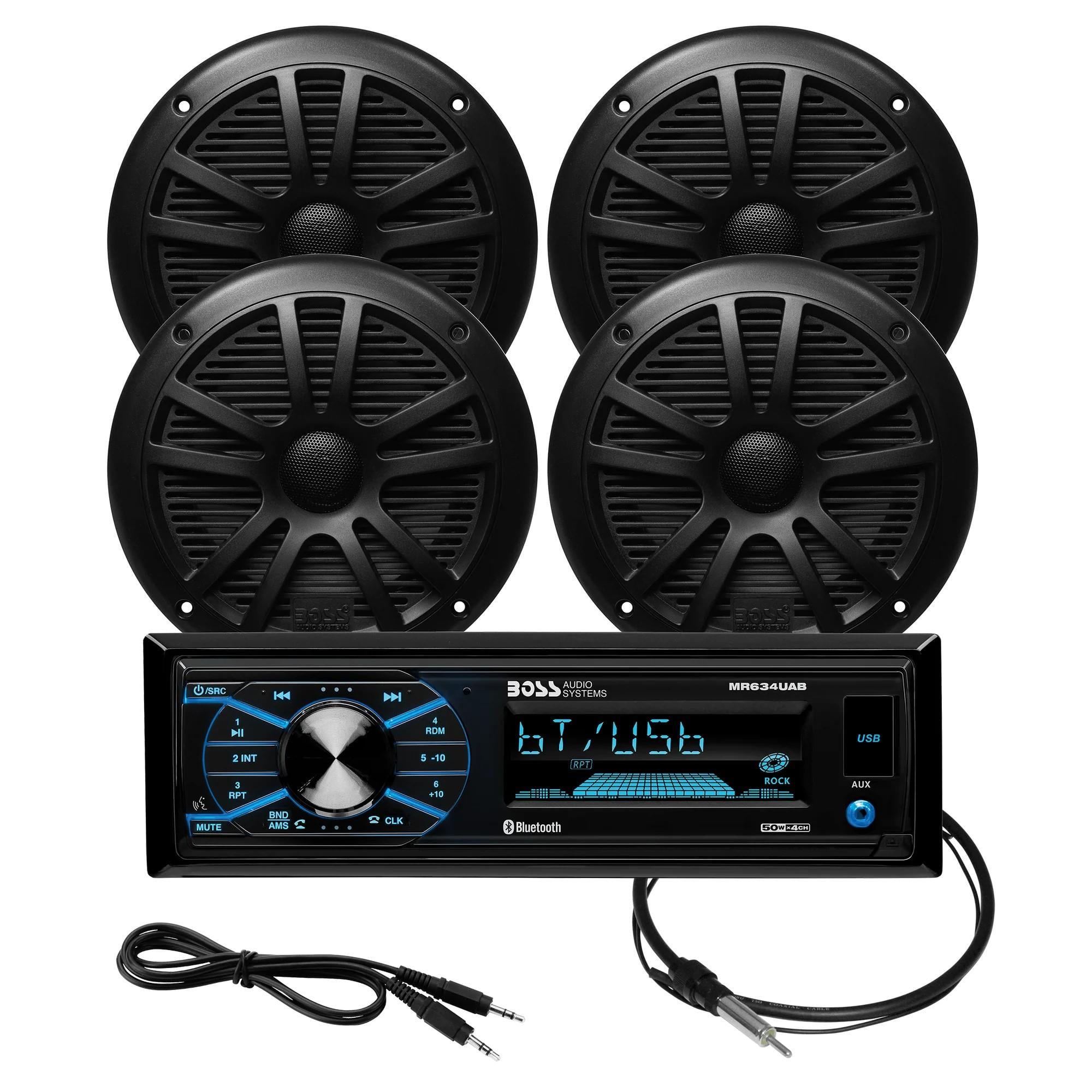 BOSS Audio Systems MCBK634B.64 Marin Teyp ve Hoparlör Seti