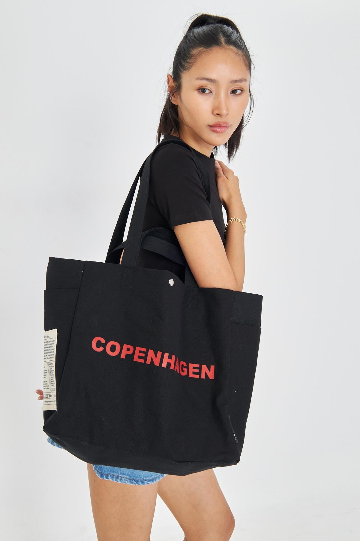 Copenhagen Kanvas Omuz Çantası - Tiffany & Tomato
