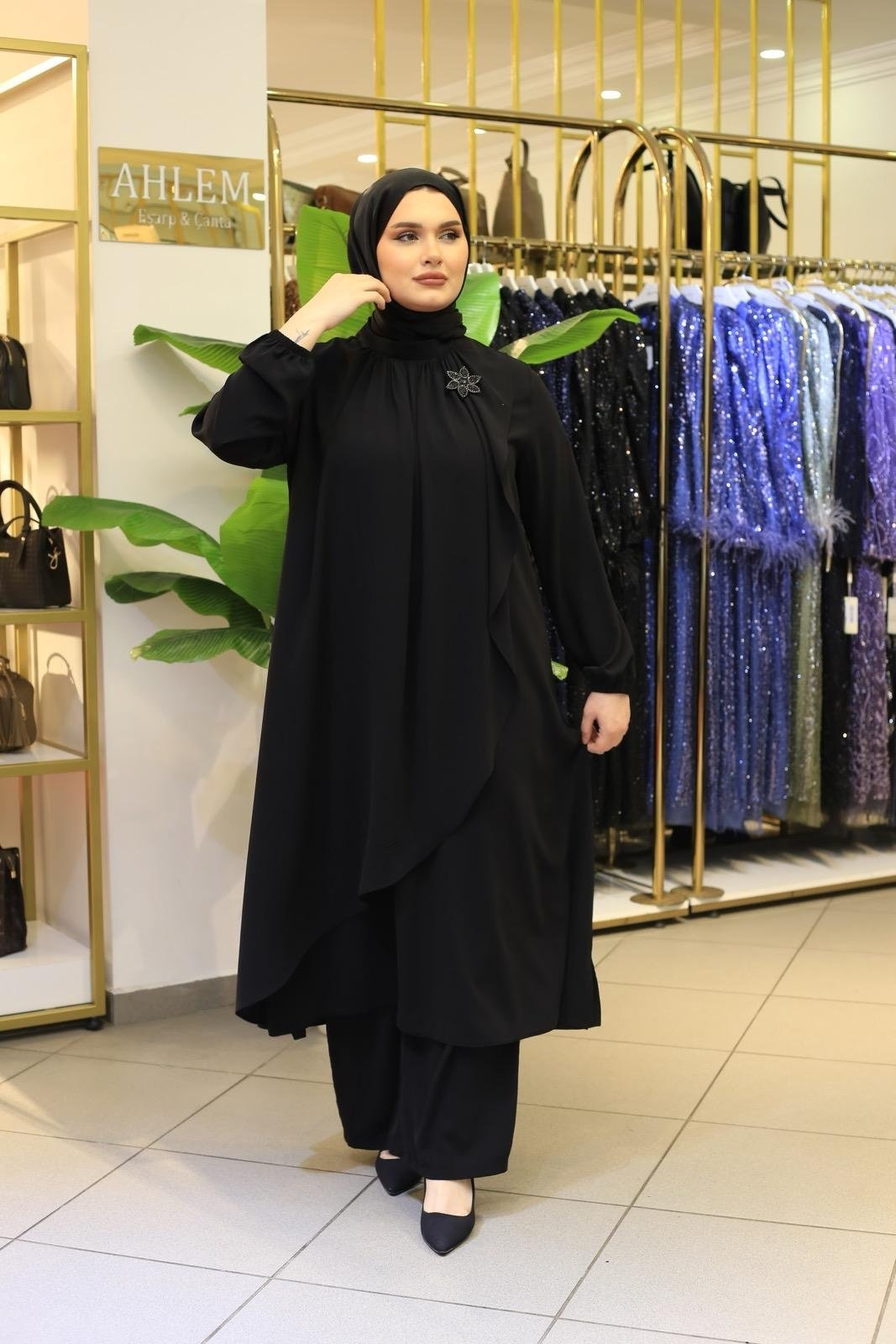 5213 CODE BRONZE TROUSER SUIT