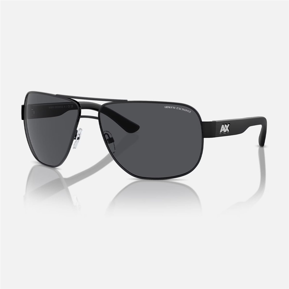 あまね Armani Exchange AX 2012S Pilot Siyah Erkek Güneş Gözlüğü | Brandeyes