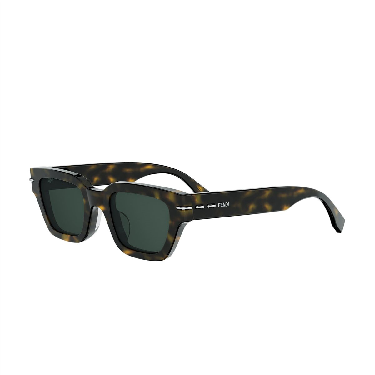 スペイン語版 Eye of Ophidia / ES_1HP000-2-RF FENDI Selleria Kare Havana Erkek Güneş Gözlüğü