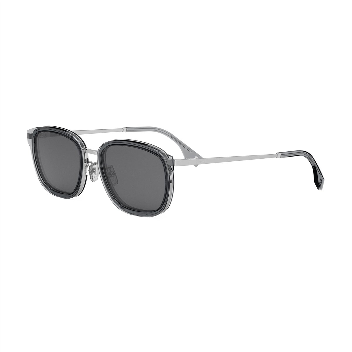 FENDI Travel Oval Silver Erkek Güneş Gözlüğü