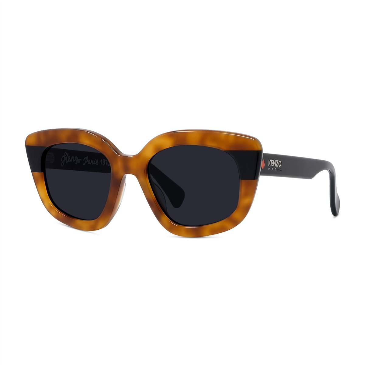 Kenzo 1970 Geometrik Havana Unisex Güneş Gözlüğü | Brandeyes