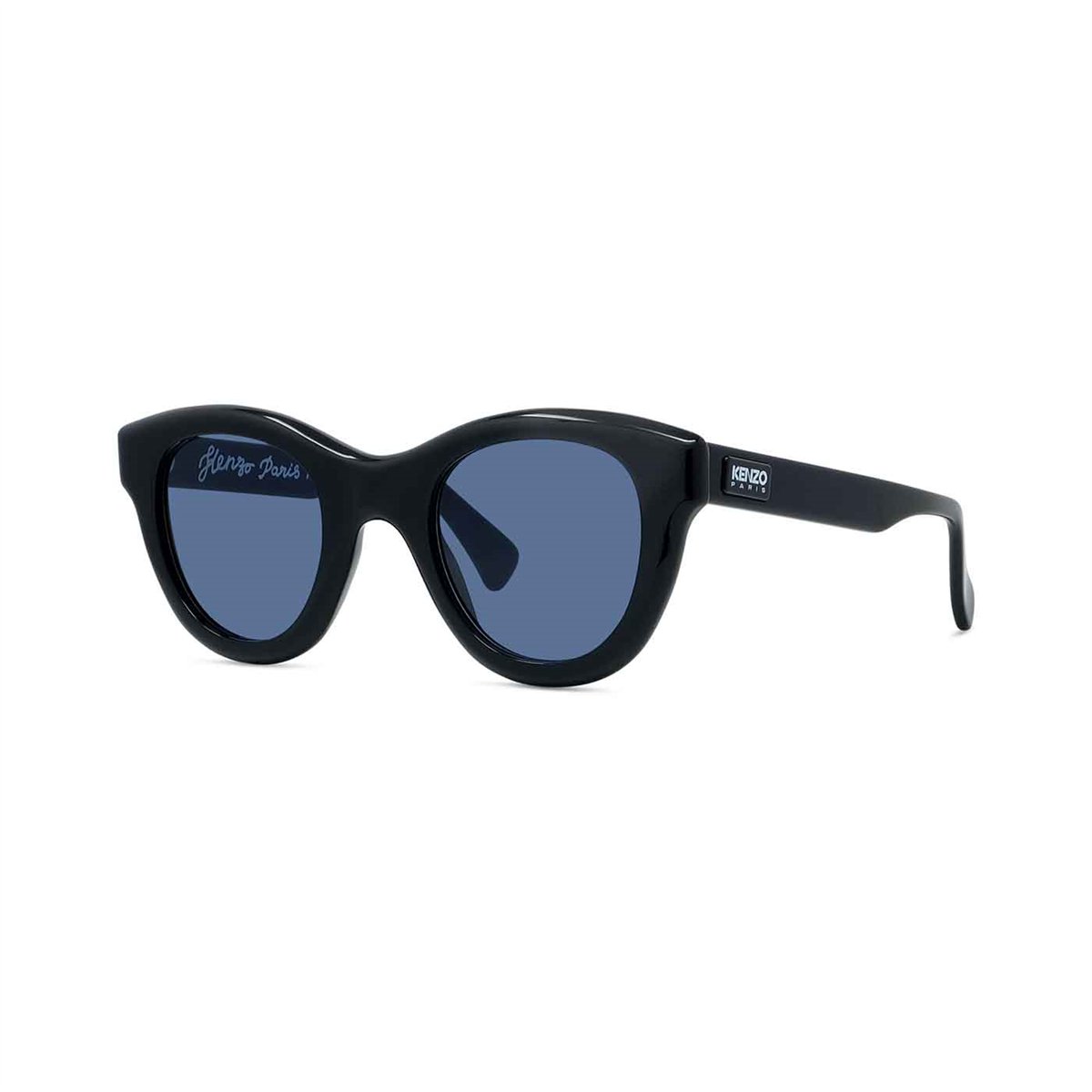 Kenzo 1970 Oval Siyah Kadın Güneş Gözlüğü | Brandeyes