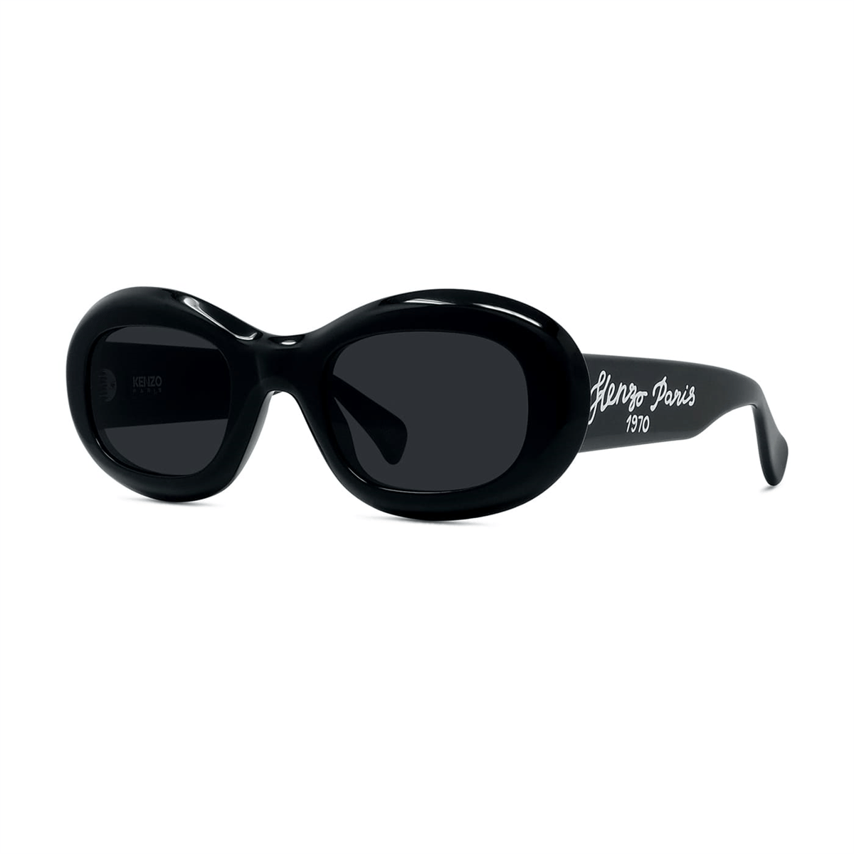 Kenzo 1970 Oval Siyah Unisex Güneş Gözlüğü | Brandeyes