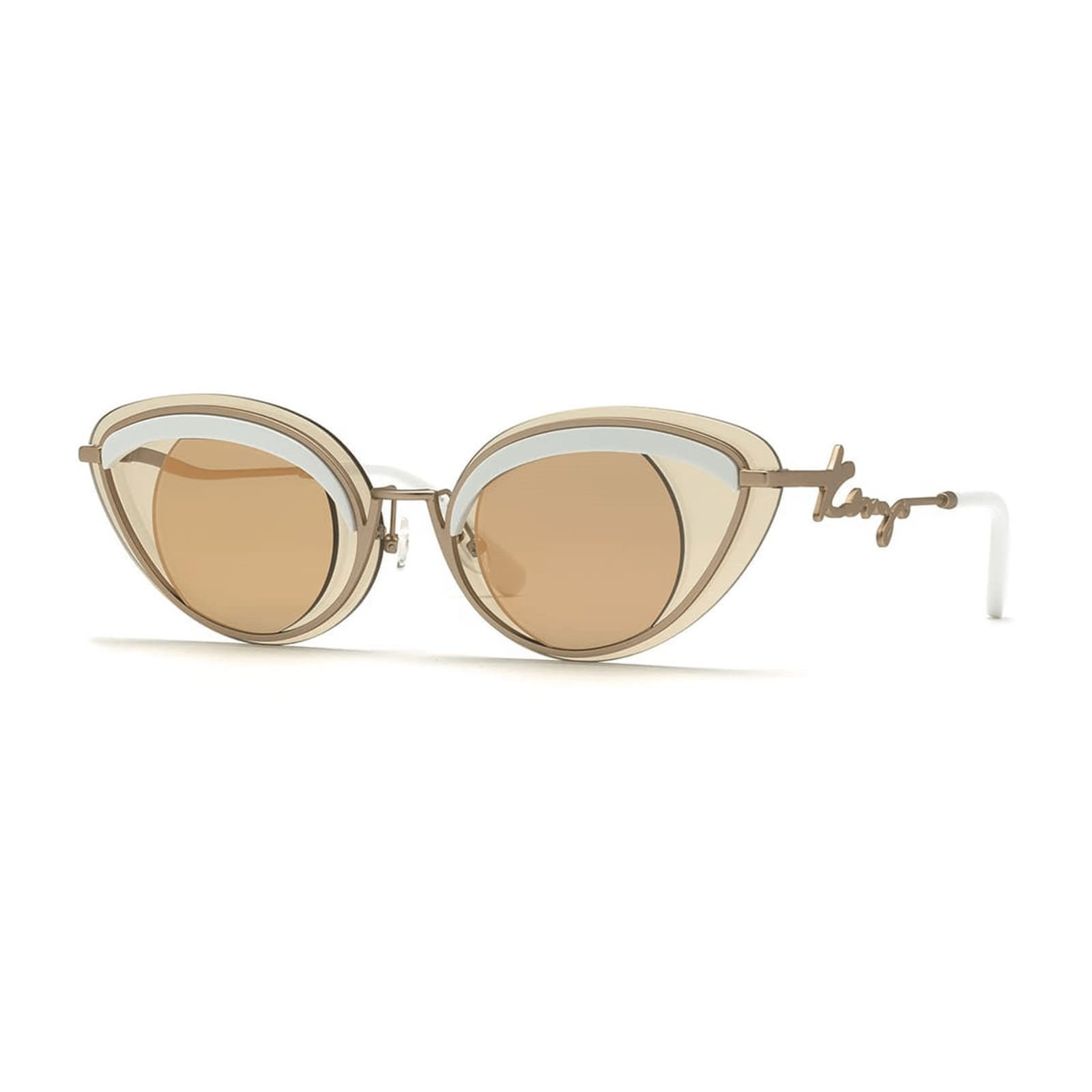 Kenzo KZ 40001U 32E Cat Eye Gold Kadın Güneş Gözlüğü | Brandeyes