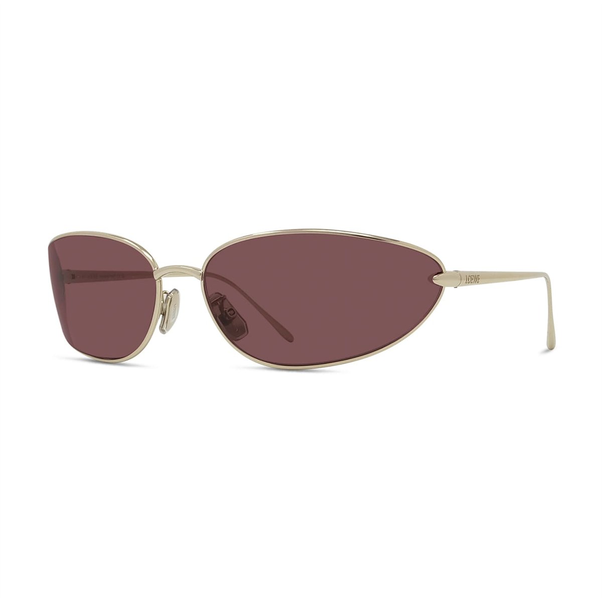 Loewe Signature Geometrik Gold Kadın Güneş Gözlüğü | Brandeyes