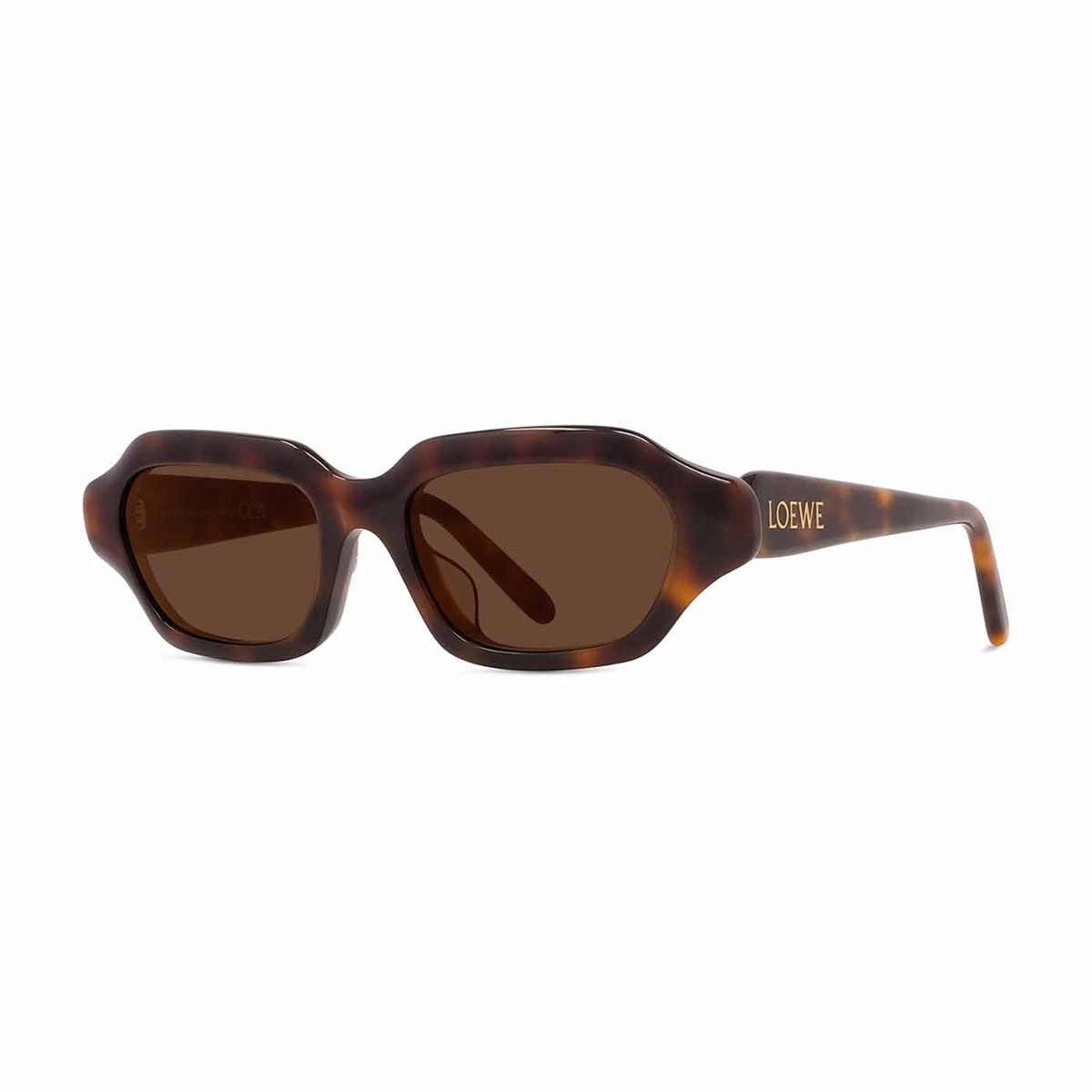 Loewe Slim Geometrik Havana Kadın Güneş Gözlüğü | Brandeyes