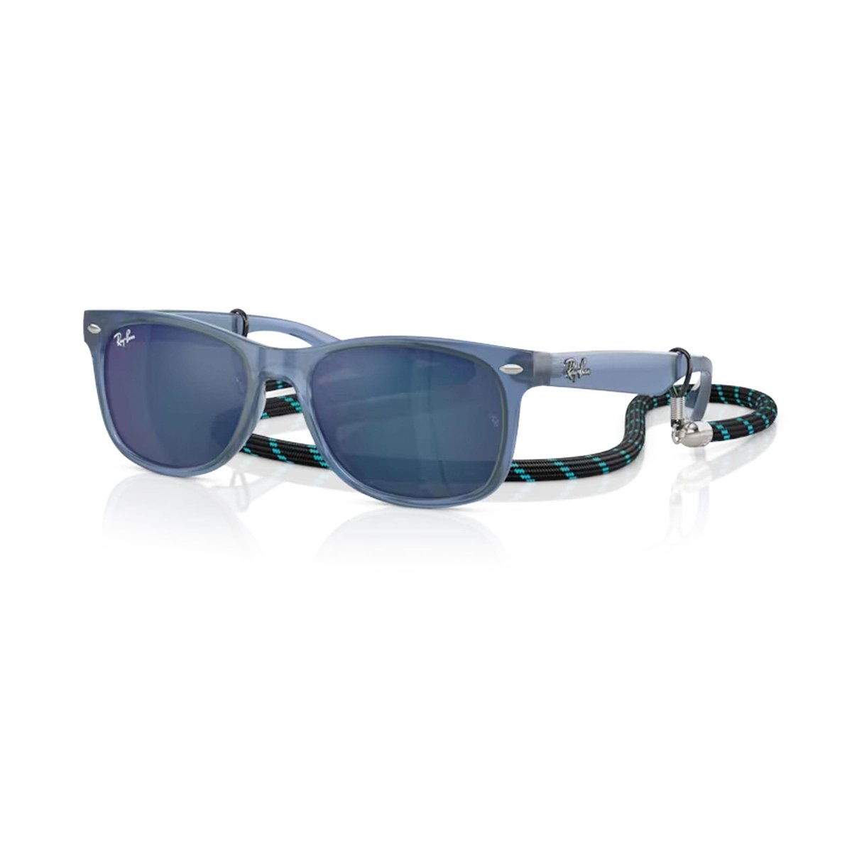 Ray-Ban Kids New Wayfarer RJ 9052S Kare Mavi Çocuk Güneş Gözlüğü