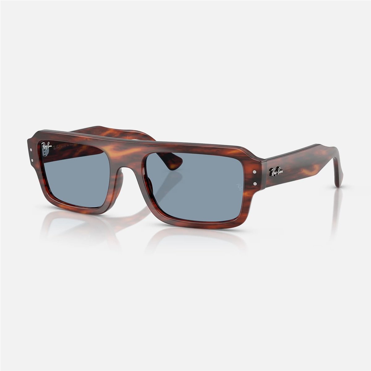 Ray Ban Lukas Dikdörtgen Havana Unisex Güneş Gözlüğü | Brandeyes