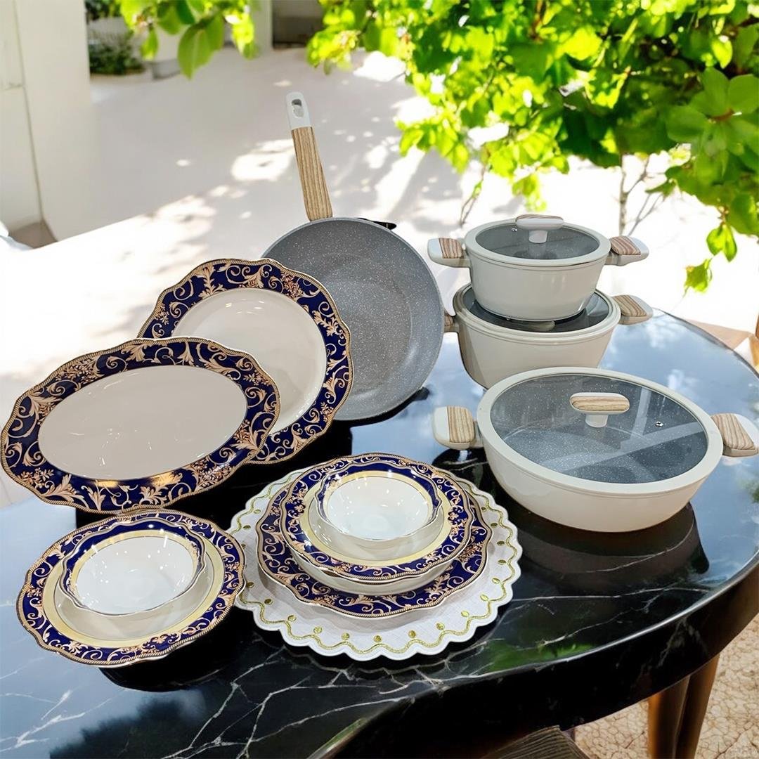 Bella 6 Kişilik Çeyiz Paketi 2474018161486 | Matmazel Home