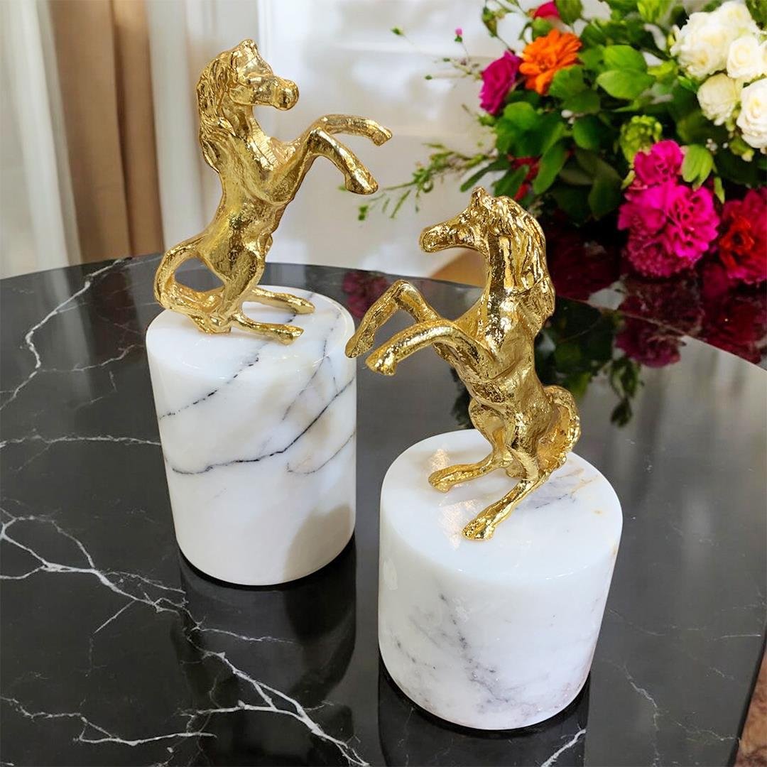 Horse 2 Li Dekoratif Aksesuar 2474018206392 | Matmazel Home