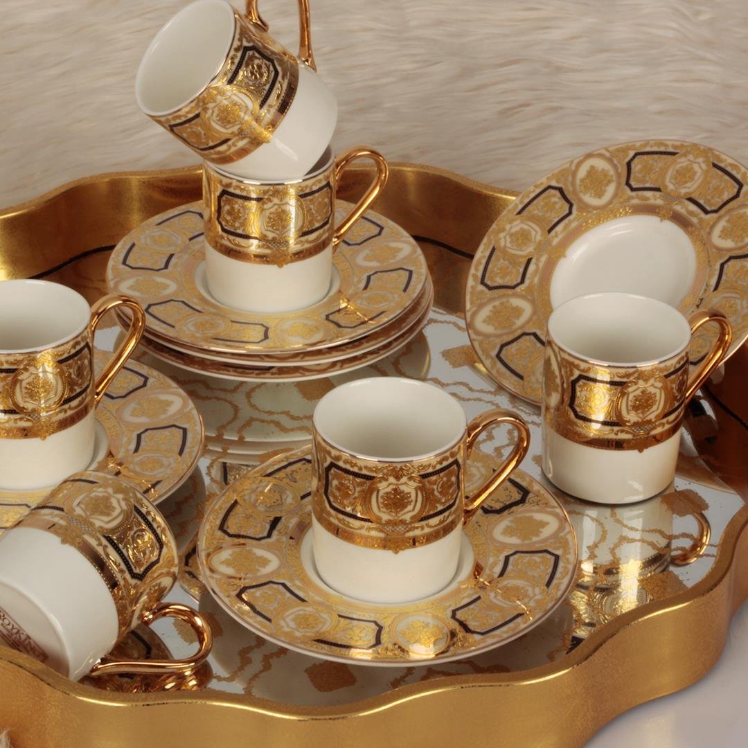Royking Plethory Set of 6 Coffee Cups 8301074799817 | Matmazel Home