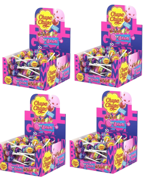 Techmarketin.com'da Chupa Chups Vişne, Kola, Çilek, Elma, Karpuz