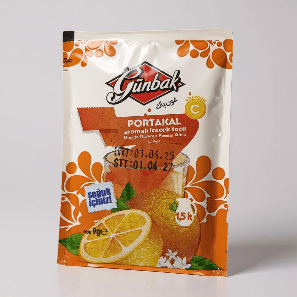 GÜNBAK PORTAKAL AROMALI İÇİCEK TOZU 9G