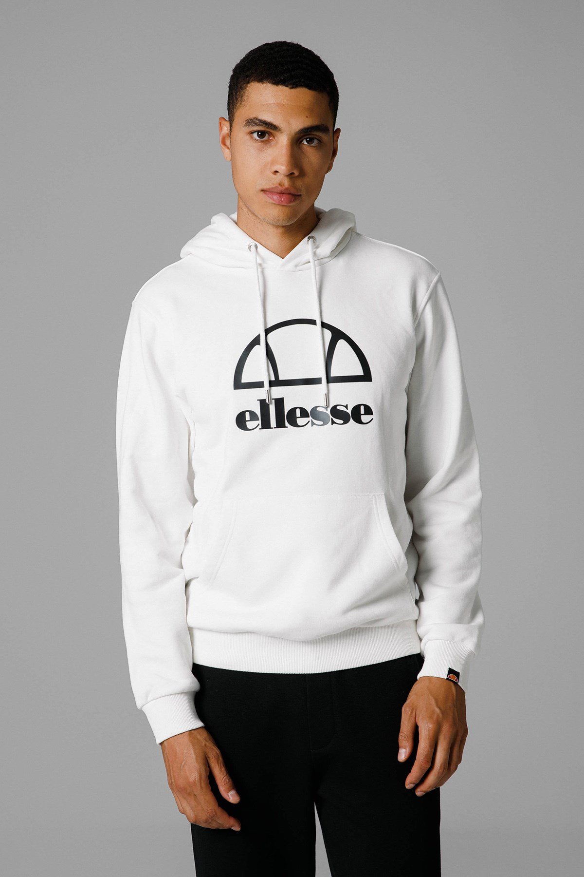 Ellesse Pamuk Karışımlı Regular Fit Kapüşonlu Kanguru Cepli Logolu