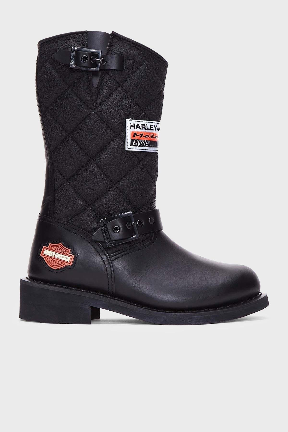Harley Davidson Laconia 644 Hakiki Deri Bayan Çizme 025G100071