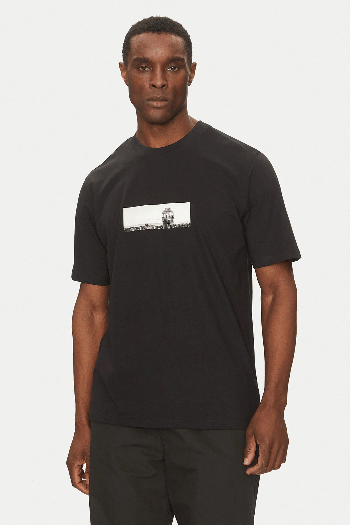 Jack & Jones Core Jcopacer Baskılı Streç Pamuklu Relaxed Fit