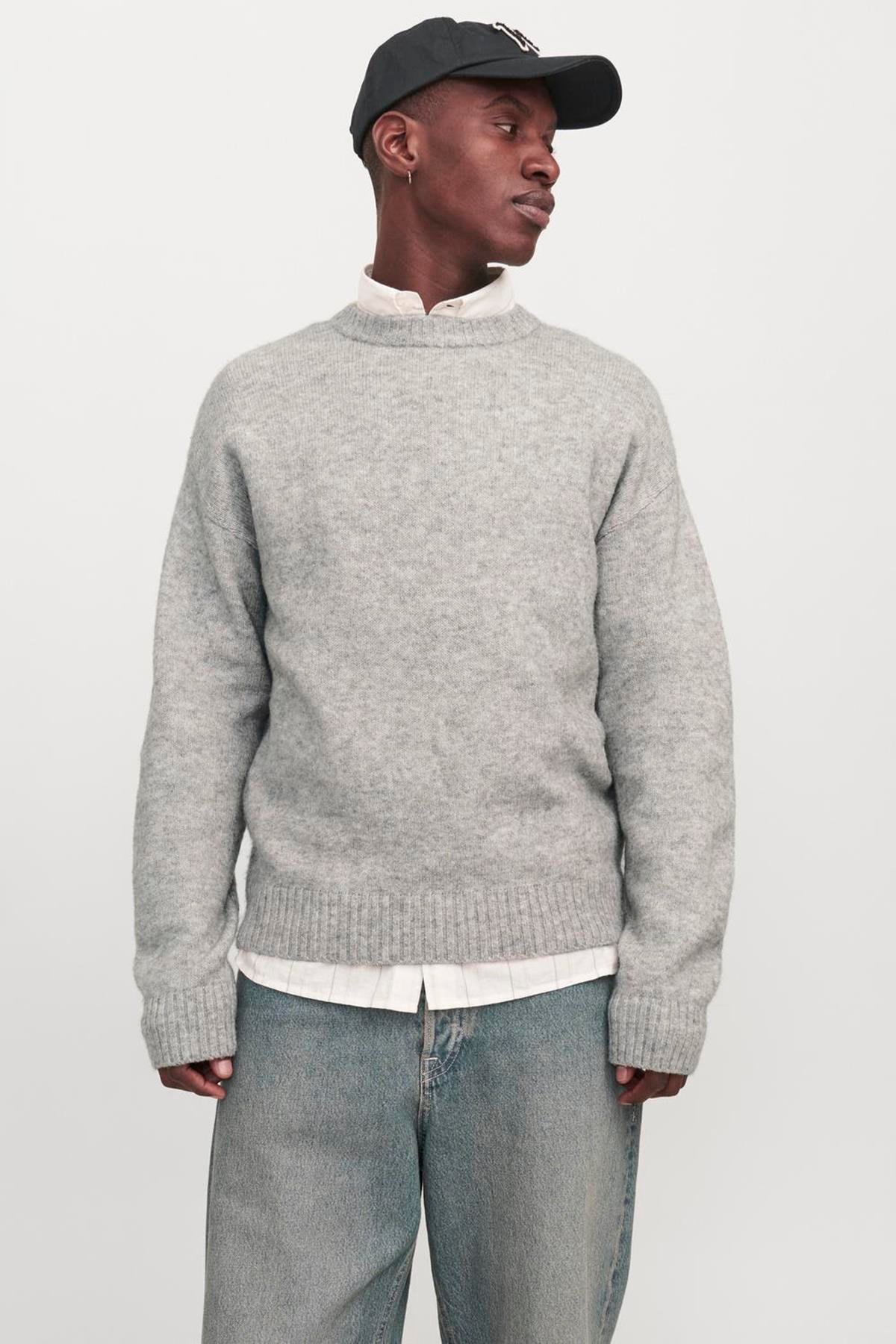 Jack & Jones Originals Jorollie Yün Karışımlı Relaxed Fit Bisiklet