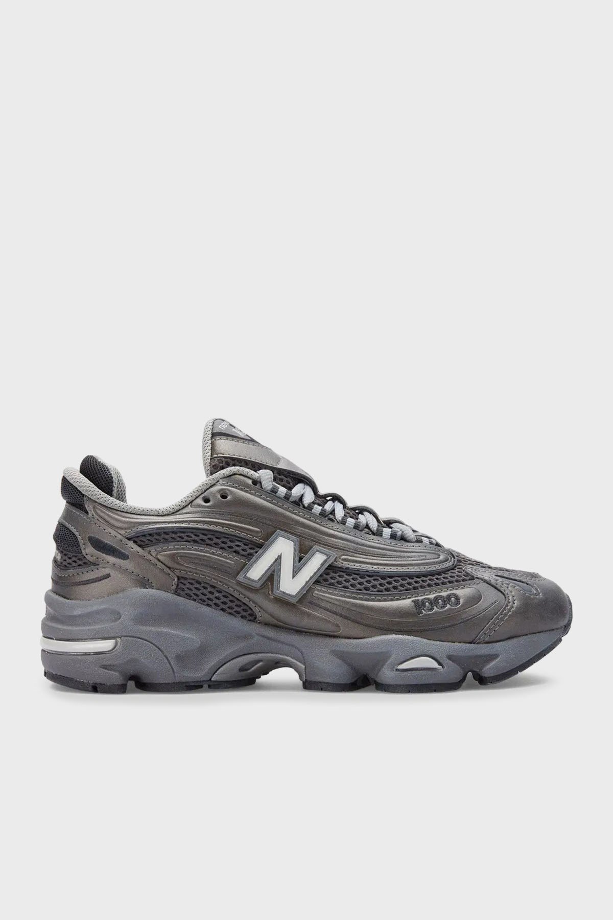 New Balance Logolu Bağcıklı Sneaker Erkek Ayakkabı M1000F SİYAH-GRİ