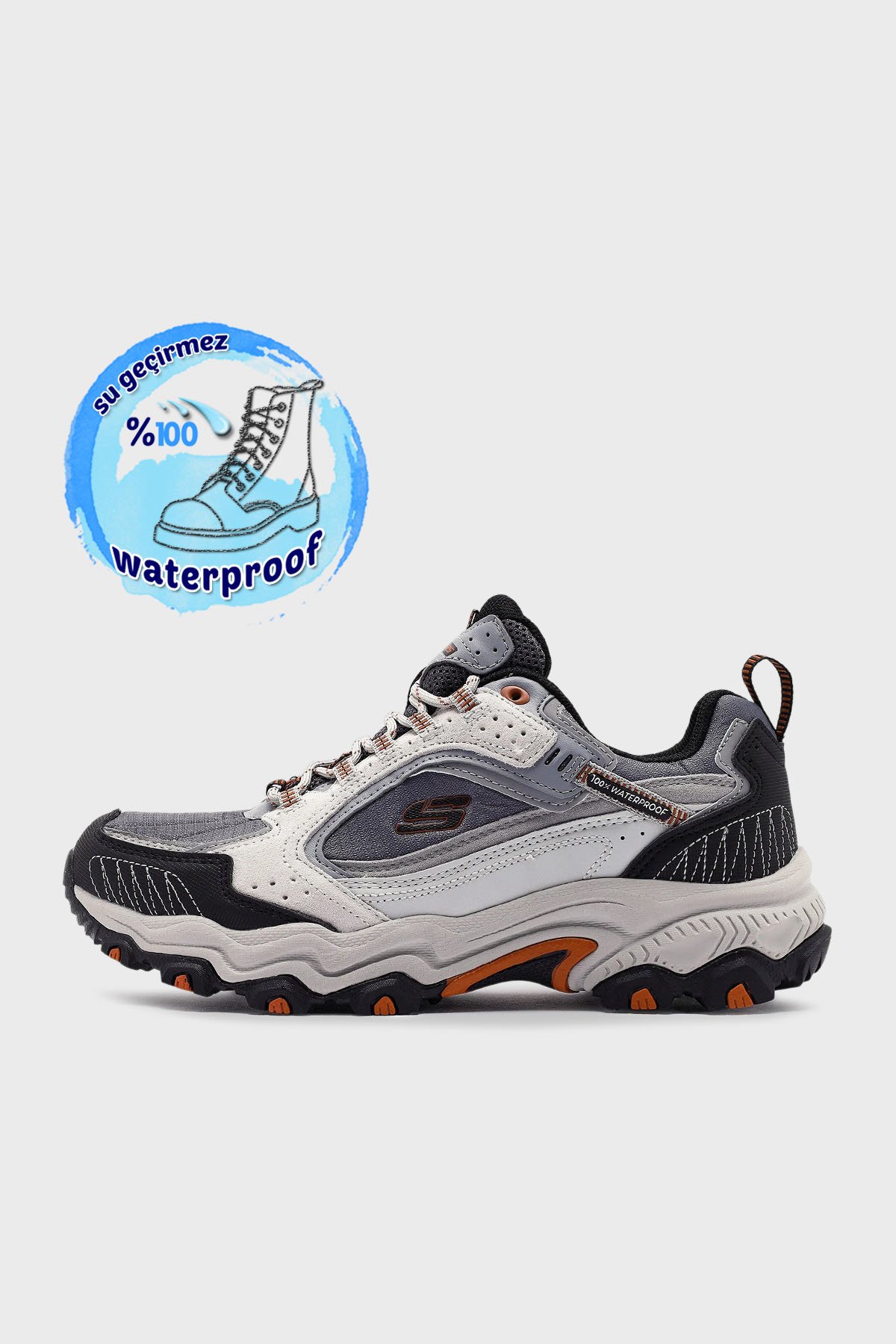 Skechers Stamina At-Vintage Stitch Su Geçirmez Hakiki Deri Outdoor