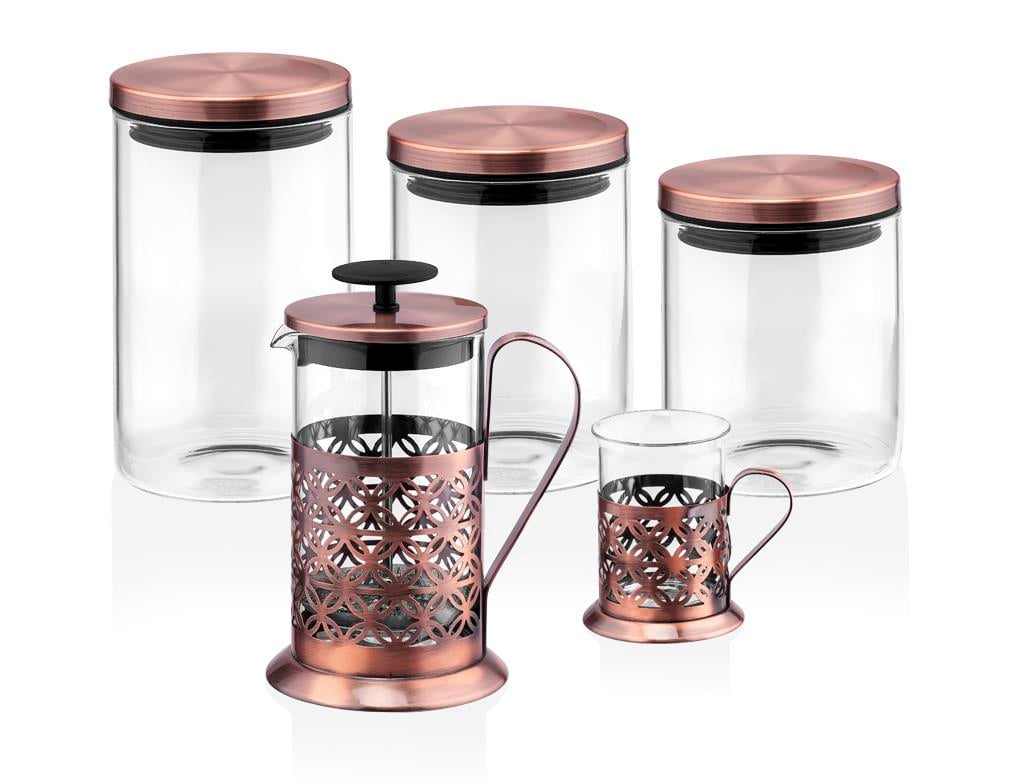 Taç Hola 5 Parça French Press Seti Fiyatı | TAÇ