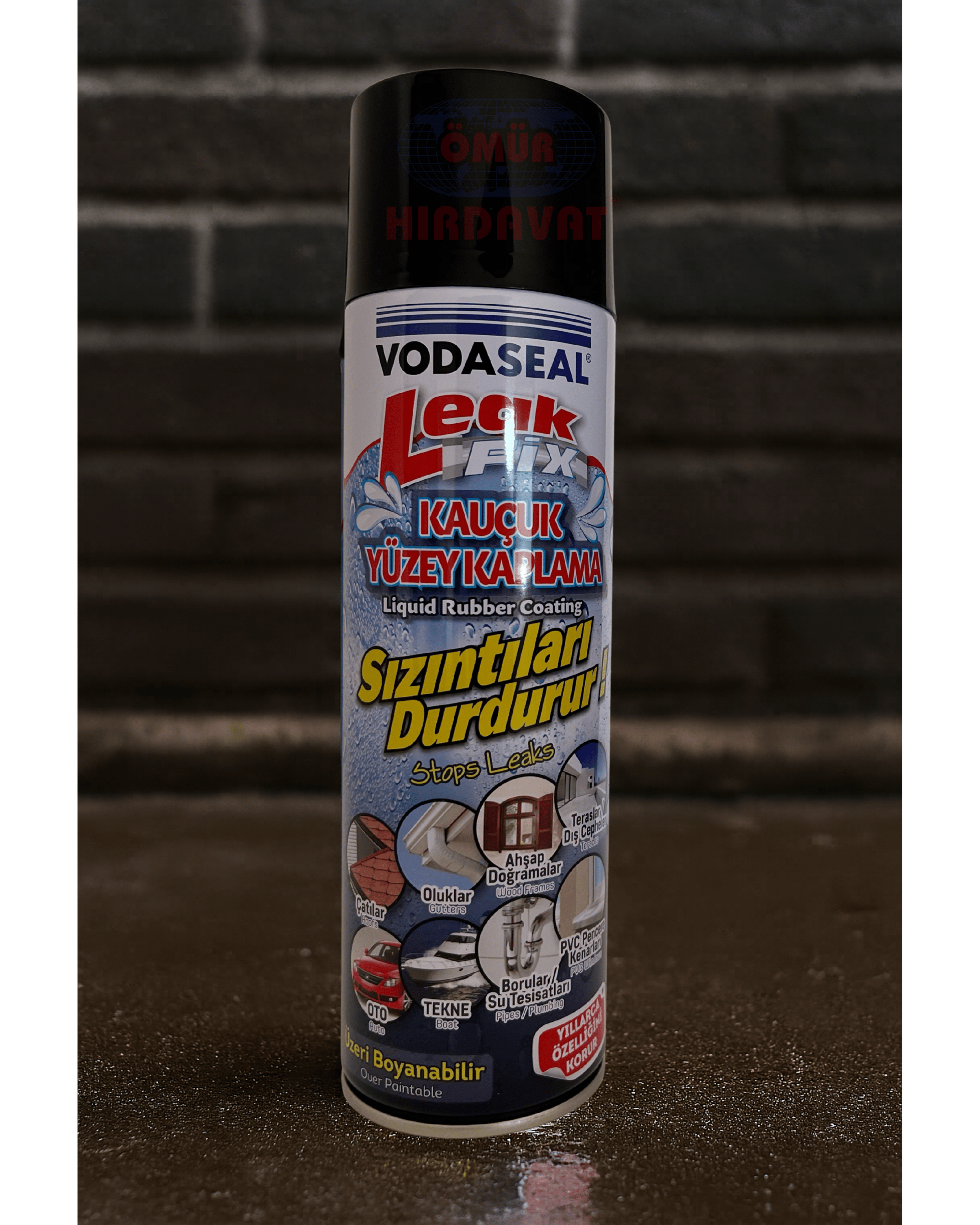 nemolukovich Vodaseal Leak Fix 200 ml – Siyah Kauçuk Bazlı Su Geçirmez