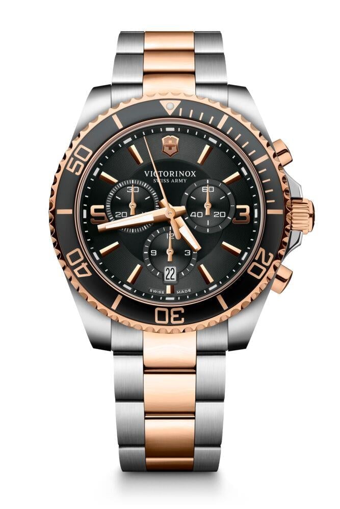 週末値下　VICTORINOX MAVERICK クロノ 241952 Saat Victorinox 241952 Maverick Chrono Quartz Erkek Kol Saati