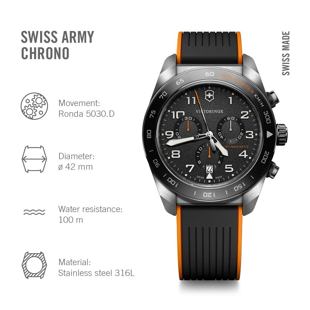 Saat Victorinox 242050 Chrono Erkek Kol Saati Chrono Classic