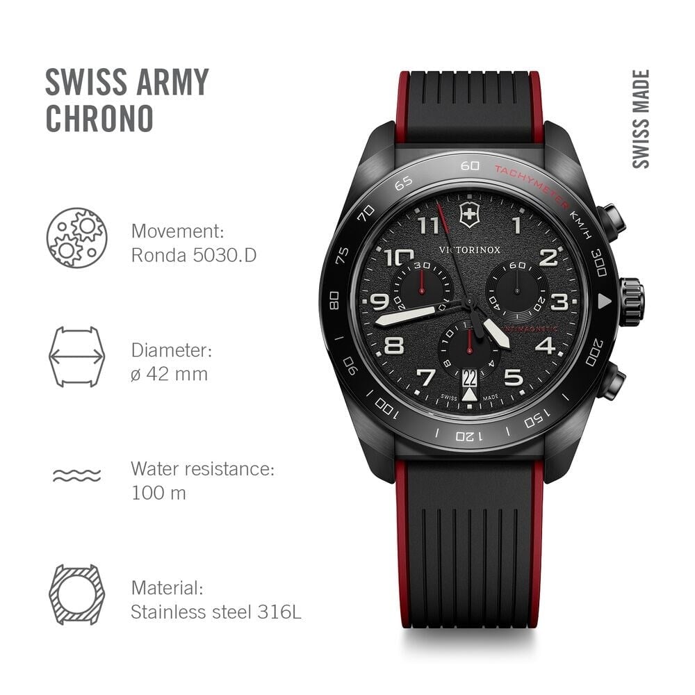 Saat Victorinox 242051 Chrono Erkek Kol Saati Chrono Classic