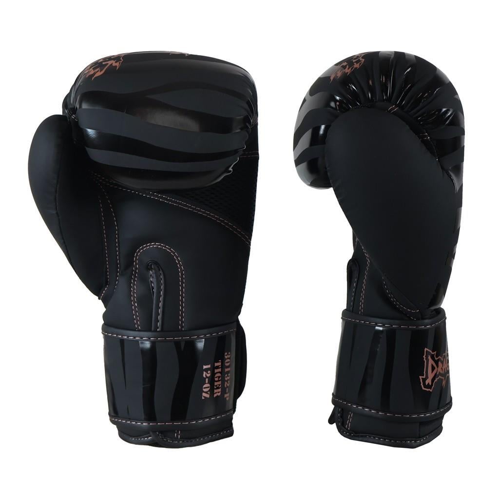 DragonDo 30132-P Tiger Boxing Gloves – Kickboxing & Muay Thai Gloves
