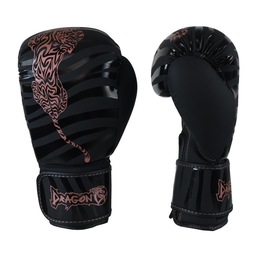 DragonDo 30132-P Tiger Boxing Gloves – Kickboxing & Muay Thai Gloves
