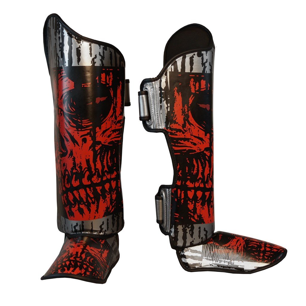DragonDo 40723-P Skull Shin Guards www.dragondo.com Just Trust
