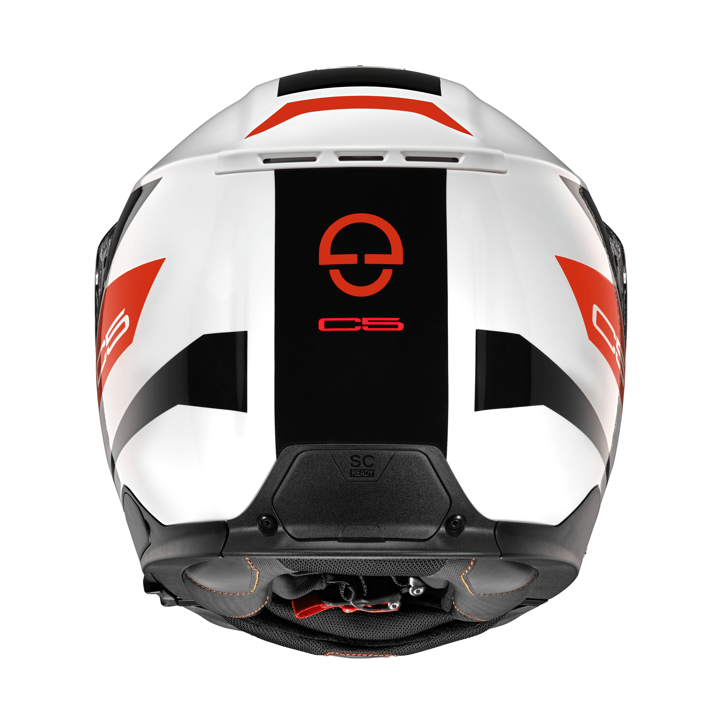 C5 Çene Açılır Motosiklet Kaskı Eclipse Red