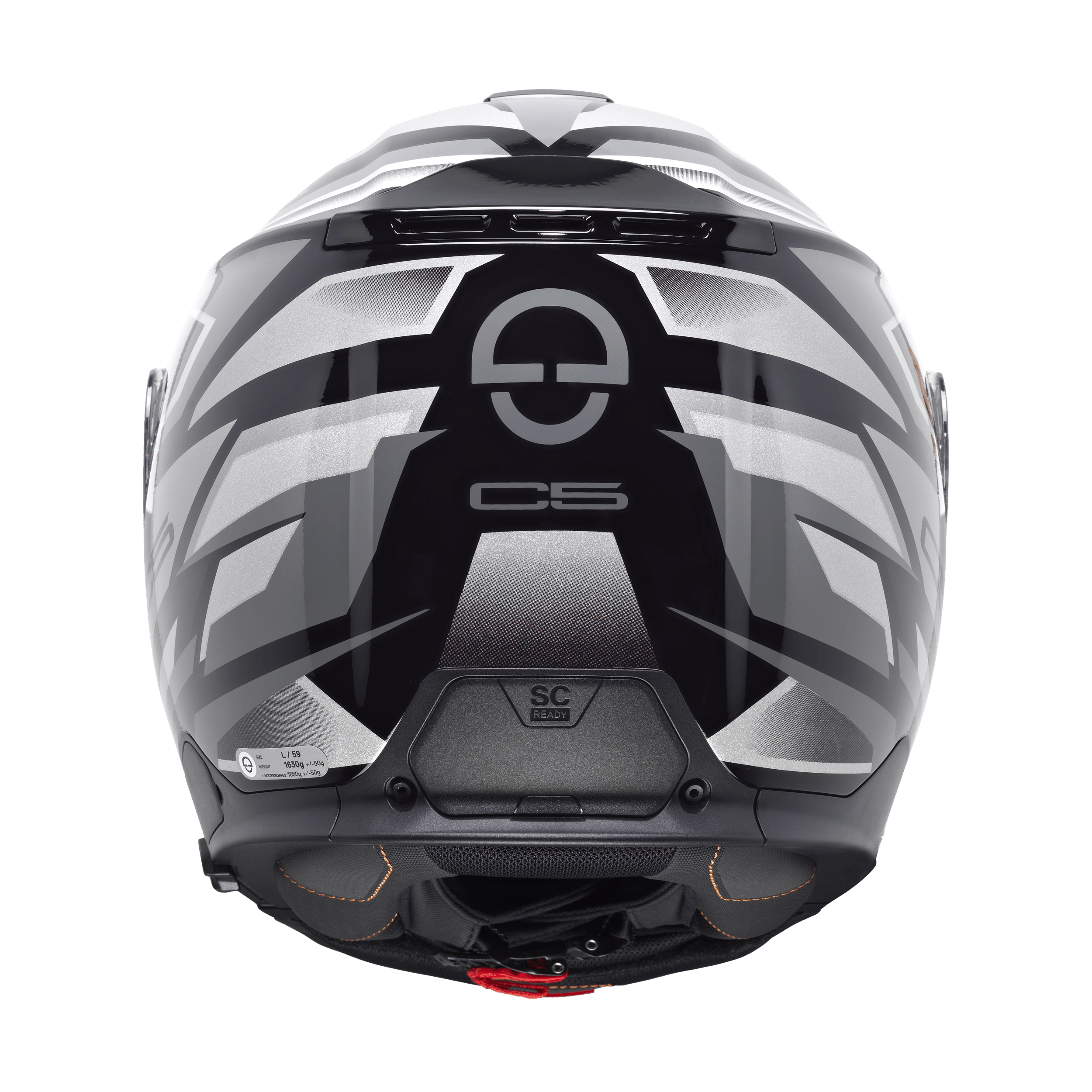 C5 Çene Açılır Motosiklet Kaskı Zenith Black